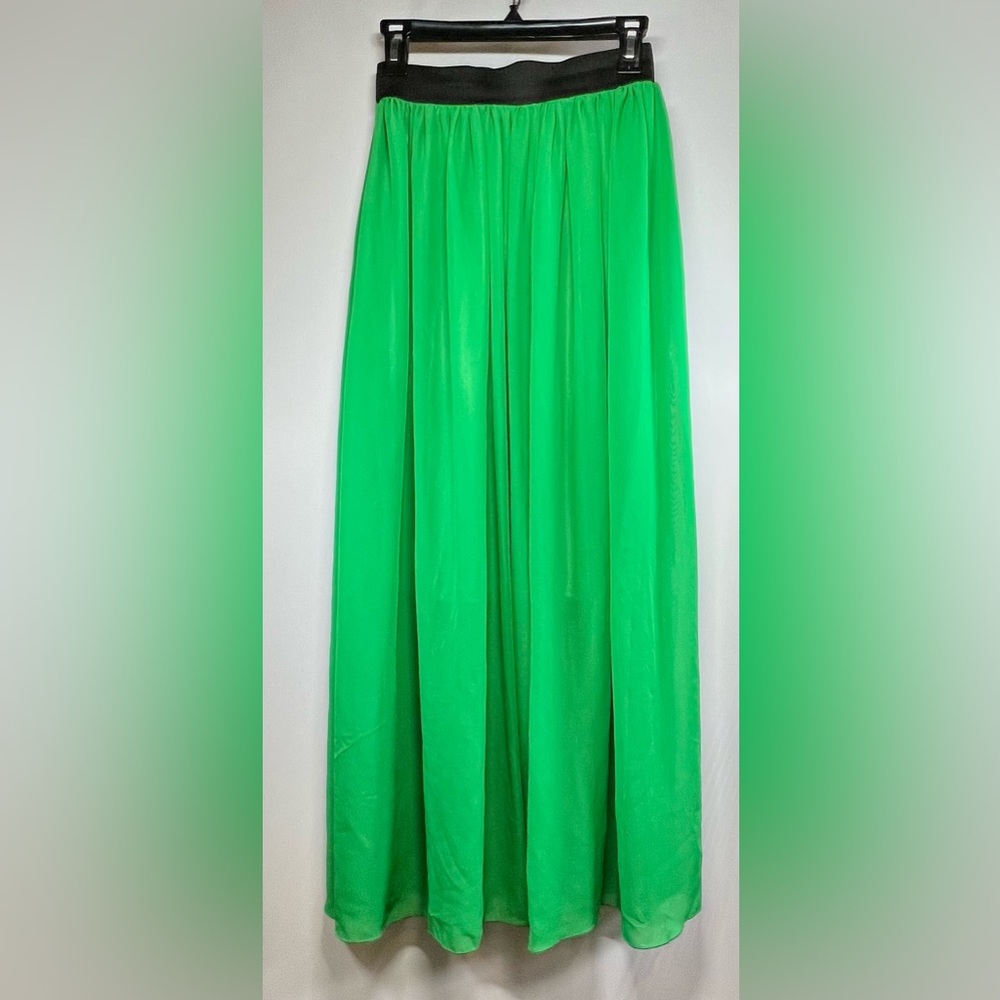🌺Indian Trendz Double Layer, Sheer Chiffon Maxi Skirt with elastic waist🌸🌺